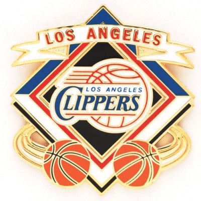 LOS ANGELES CLIPPERS OFFICIAL LOGO LAPEL PIN