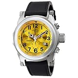 Invicta Men's F0050 Exclusive Force Collection Chronograph Black Leather Watch