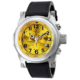 Invicta Men’s Exclusive Force Collection Chronograph Black Leather Watch #F0050