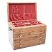 Carmilla Solid Oak Jewelry Box