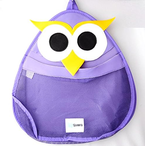 Owl Baby & Toddler Kids Character Bath Toy Storage Bag Organizer & Suction cup