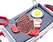 Breakfast Griddle Electric Stove Play Food Kitchen Grill Set for Kids