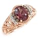 SAVE 74% 14K Copper Zircon & Chocolate Diamond Rose Gold Ring by Designer Michael Valitutti from Exotic & Rare Gemstone Collection - FREE & FREE Gemstone Information CardShipping! - OVERSTOCK Clearance Sale!