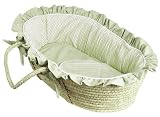 Personalized Sherbert Celery Moses Basket