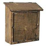 LANDHAUSSTIL BRIEFKASTEN ALTES HOLZ ANTIK-FINISH