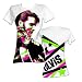 Elvis Presley Star Juniors Size Fitted White Tee T-shirt