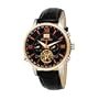 Pere de Temps Unisex 3029 Debut Phantom Automatic Mechanical WatchTwo-Tone Stainless Steel with Gold Overlay and Exhibition Dial
