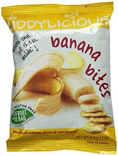 Kiddylicious Banana Bites, 0.5 Oz. Bags, 8 Count