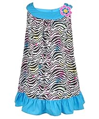 Toddler Cotton Zebra Print  Dress