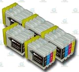 20 Chipped LC1000 Compatible Ink Cartridges for the Brother MFC-3360C Printer from 'The Ink Squid' - 5 x LC1000Bk - Black; 5 x LC1000C - Cyan (Blue); 5 x LC1000M - Magenta (Red); 5 x LC1000Y - Yellow. The Latest Chips, Fully Compatible With Brother DCP and MFC Printers and the Maximum ML Capacity of any Compatible Ink Cartridge.