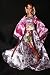 Elegant Purple Kimono, Handmade to Fit the Barbie Sized Doll