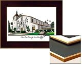 Santa Clara Broncos Collegiate Laminated Lithograph - B0009V4BZA