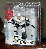 51erh1LNJCL. SL160  Sidney Crosby White Jersey Hands Facing Down Puck Variant Chase Alternate Figure Pittsburgh Penguins McFarlane Series 16 Action Figure