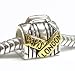 Sterling Silver Gold Suitcase Luggage Bag Paris title=