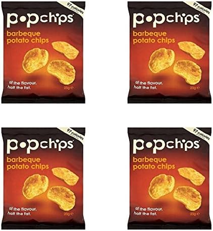 (4 PACK) - Popchips Barbeque | 23 x 24g x | 4 PACK - SUPER SAVER - SAVE MONEY