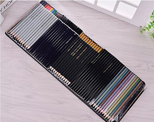 60 Pack draw pencil Professional Eco crayons Set Complete crayons brilliant colors, easy to tip with pins Case