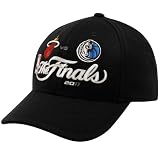 NBA adidas Miami Heat vs. Dallas Mavericks Black 2011 NBA Finals Dueling Flex Hat ()