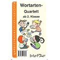 Das Wortarten-Quartett, ab 2. Klasse