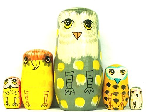 The Owl Family Nesting Dolls 5-1/2"
