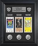 Oakland Raiders - Super Bowl 18 XVIII - Tickets - Coins - Framed Photo Picture