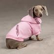 Dog Apparel - East Side Collection Zebra Hoodie For Dogs - Pink - Medium