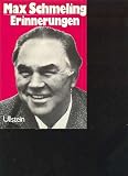 Produkt-Bild: Max Schmeling Erinnerungen, Ullstein Tb, 161 Seiten, Bilder