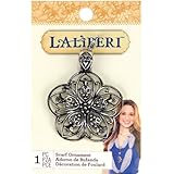 EK Success Brands Laliberi Scarf Pendant, 5-Petal Flower
