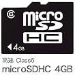 �峤�䲰���ꥸ�ʥ� microSDHC������ 4GB Class6 (DNF-TSD4096/R)