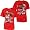Tony Stewart #14 Nascar Downforce Tee by Chase Authentics (Red-Black)(Size=MEDIUM)