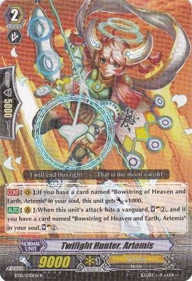 Cardfight!! Vanguard TCG - Twilight Hunter, Artemis (BT10/030EN) - Booster Set 10: Triumphant Return of the King of Knights