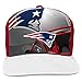 Outerstuff NFL New England Patriots Boys 8-20 Stealth Flat Brim Hat with Mesh Back, Youth One Size, Red
