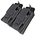 Double Kangaroo Magazine Pouch holds (2) M4/M16 Mag, (2) Pistol Mag - Color: Black