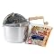 Whirley-Pop Stovetop Popcorn Popper with 1 Real Theater Popcorn Kit - Silvertone Pan