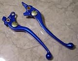 Brake & Clutch Levers - Suzuki GSXR 1300 Hayabusa 99-07, SV1000 SV 03-08, TL1000R TLR 98-03, Bandit 1200 01-07 - Blue
