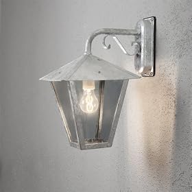Benu 435 Galvanised Steel Outdoor Wall light