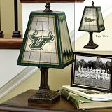 South Florida Bulls Memory Company Art Glass Table Lamp NCAA College Athletics Fan Shop Sports Team