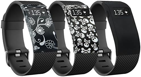 Sych Band Cover, Soft Silicone Protector Sleeve for Fitbit Charge/Fitbit Charge HR Slim Sleeve Protector Accessories(No Tracker, No Band) (001)