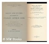 Produkt-Bild: Essays and Studies Presented to Stanley Arthur Cook in Celebration of His Seventy-Fifth Birthday / by members of the Faculties of Divinity and Oriental Languages in the University of Cambridge. Edited by D. Winton Thomas.