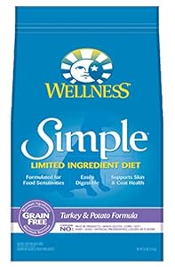Wellness Simple Limited Ingredient Diet Grain Free Turkey & Potato Natural Dry Dog Food, 26-Pound Bag Wellness Simple Limited Ingredient Diet Grain Free Turkey & Potato Natural Dry Dog Food, 26-Pound Bag