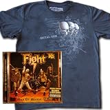Fight K5 The War of Words Demos CD + Metal God Apparel Never Again Shirt [1CD/1 Large T-shirt]