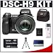 Sony CyberShot DSC-H9 8.1 Megapixel Digital Camera with 15x Optical Zoom + Lexar Media 2GB 40x Platinum II Series Memory Stick (MS) PRO Duo Card + High Speed USB 2.0 Memory Stick (MS) Card Reader + Digital Camera Case