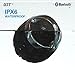 GJT®LP-03 Waterproof Wireless Bluetooth Shower Speakers IPX6 Water Resistant,Bathroom,Pool,Boat,Car,Outdoor Speakers,Rechargable Battery Support TF card and Aux-in Function(BLACK)