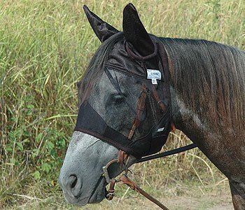 Cashel Quiet Ride Draft Horse Fly Mask with Ears - Size: Draft
