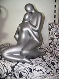 Produkt-Bild: Gilde Francis Skulptur "Paar im Gleichklang", Silber, H&ouml;he 27cm