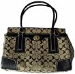 Coach Hampton Signature Large Carryall Tote Bag Purse 11063