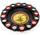 Shot Glass Roulette - Drinking Game Set (Comes With 2 Balls and 16 Shot Glasses)