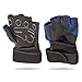 Support for Sports Half Finger Gloves with 18” Wrist Wrap for Exercise Workout