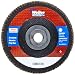 Weiler Vortec Pro Abrasive Flap Disc, Type 27, Threaded Hole, Phenolic Backing, Zirconia Alumina, 4-1/2" Dia., 60 Grit (Pack of 1)