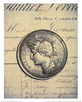 Coin Invoice Art Poster Print by Tara Wrobel, 10x12