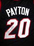 Gary Payton Autographed Black Miami Heat Jersey PSA/DNA